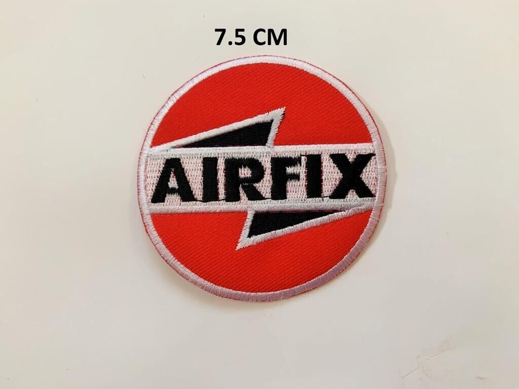 Airfix Round Classic Embroidered Iron/Sew on Patch Badge For Fabrics Jeans N-6