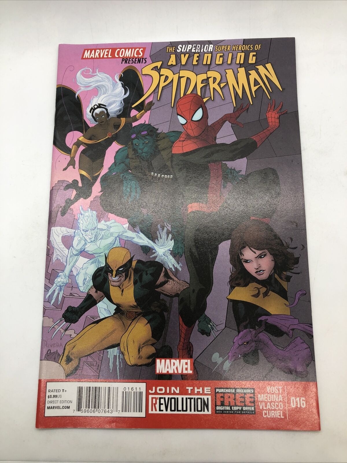 Marvel Comics Avenging Spider-Man 16 Superior Spider-Man X-Men Wolverine