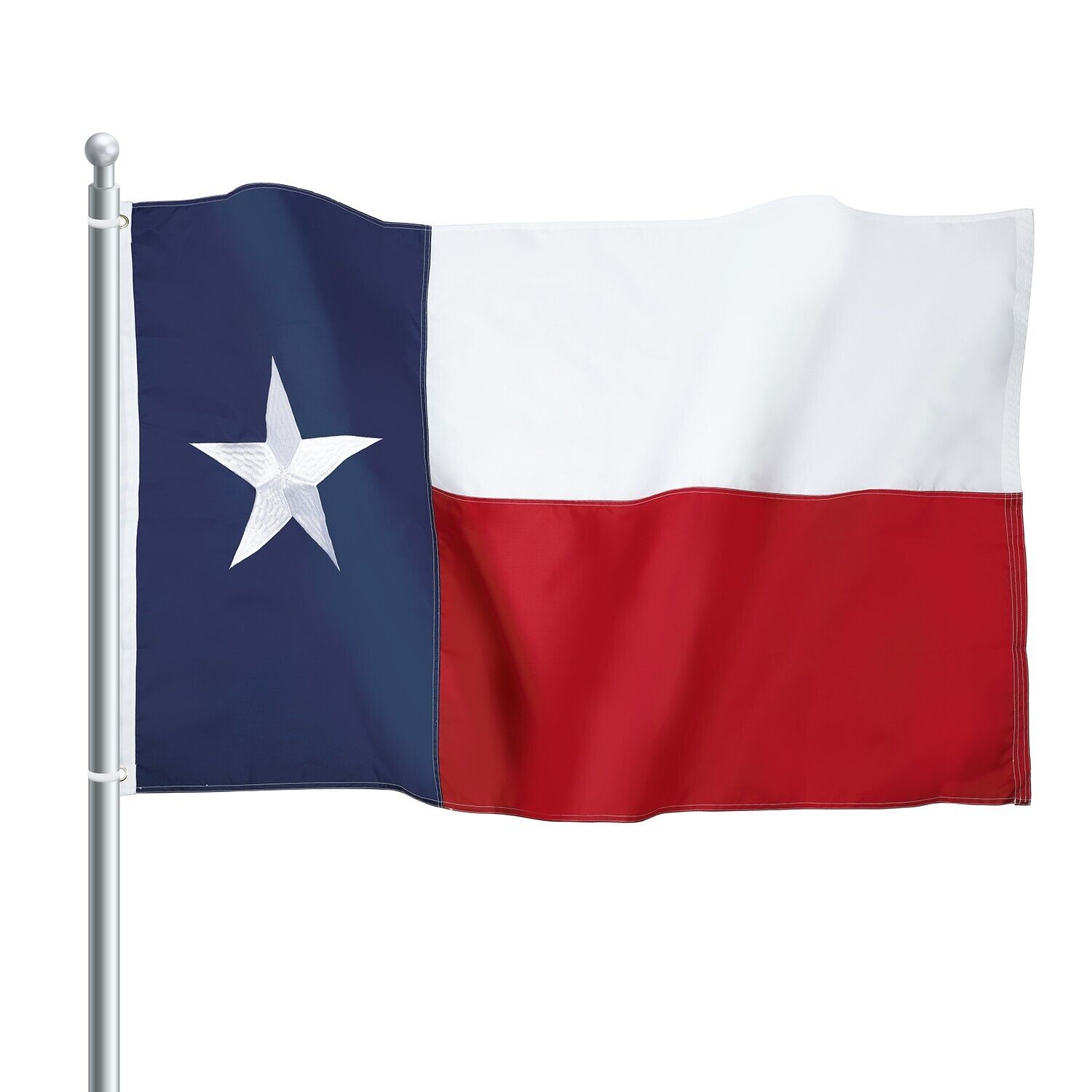 State of Texas Flag 3x5 ft Embroidered Outdoor Heavy Duty Flags Durable Double