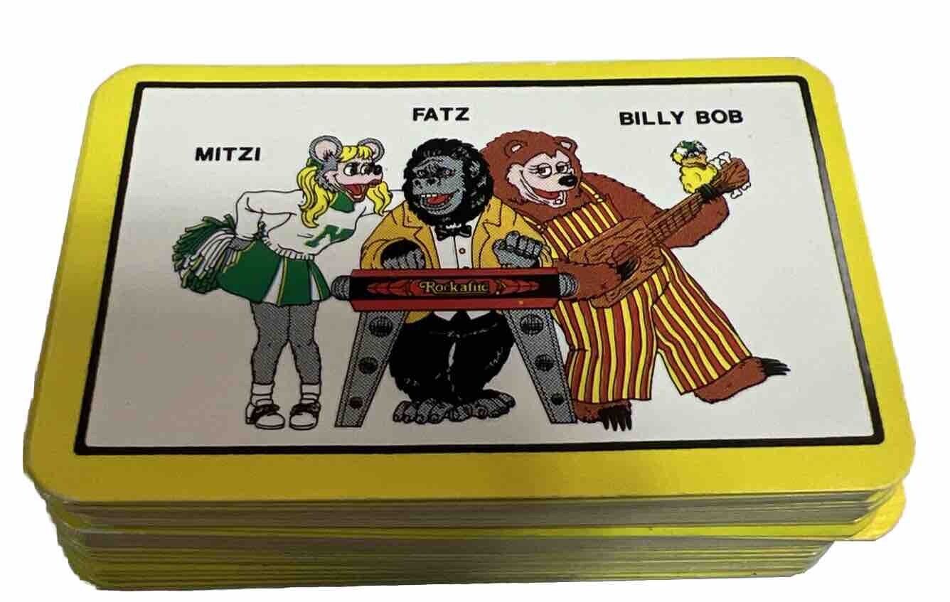 SHOWBIZ PIZZA - Miniature Deck of Playing Cards incomplete -Rare