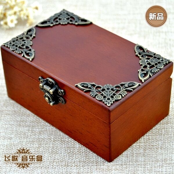 CLASSIC Rectangle jewelry Music Box : ♫ STAND BY ME @ BEN E KING ♫