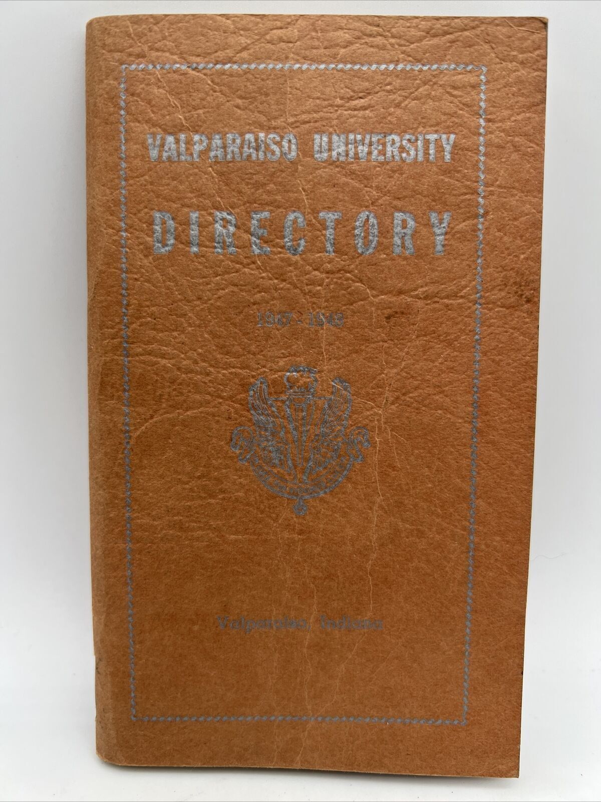 1947-48 VALPARAISO UNIVERSITY DIRECTORY Indiana Pocket Notebook Phone Numbers