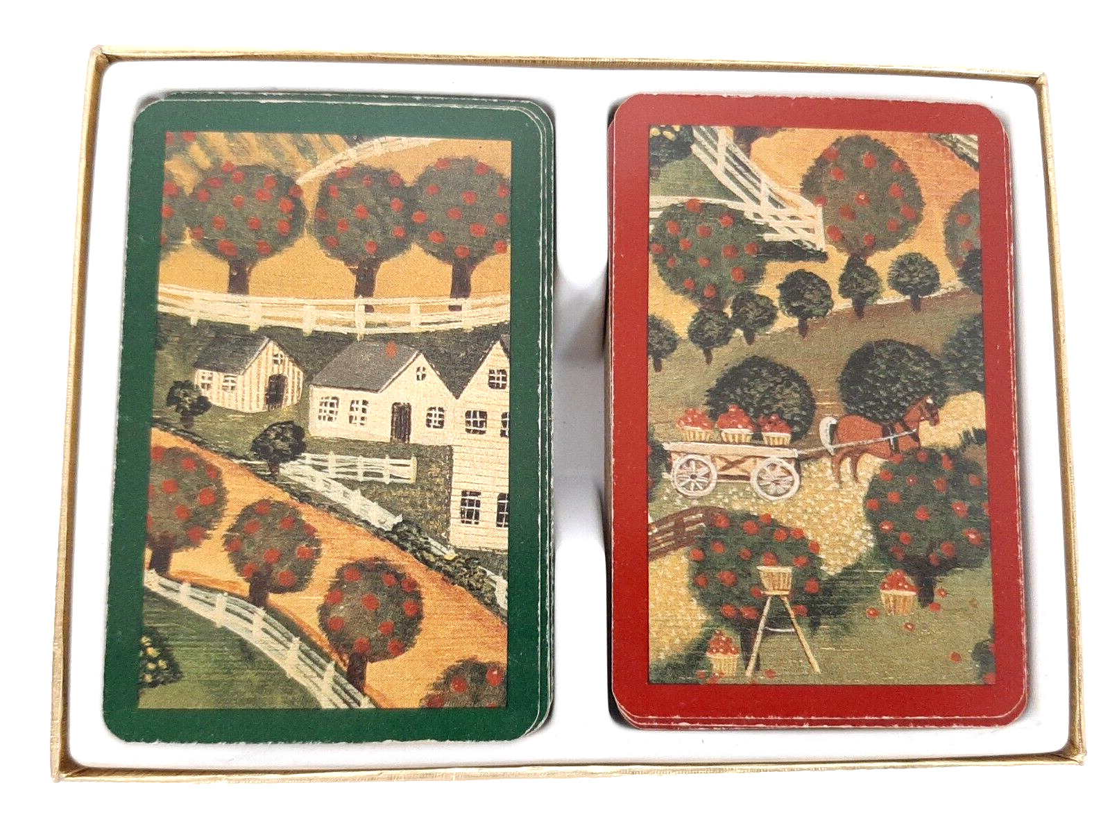 Piatnik Creative Papers CR Gibson Homestead Playing Cards Double Deck CC322