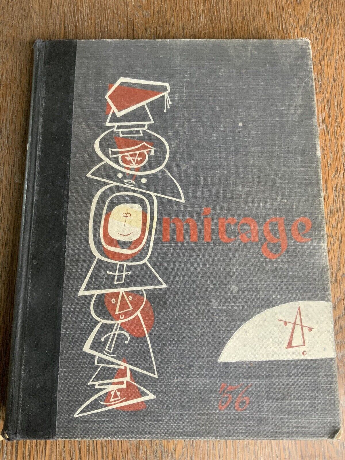 UNM University New Mexico Mirage 1956 Yearbook Vintage