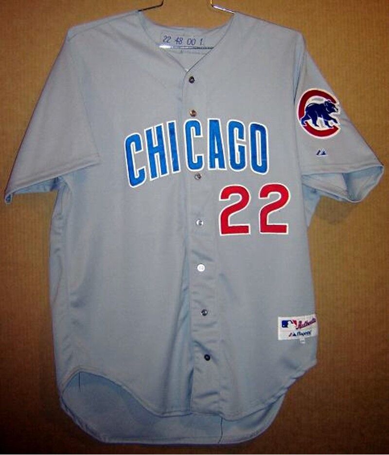 CHICAGO CUBS RONDELL WHITE GAME WORN Gray ROAD #22 MLB Baseball Size 48 JERSEY