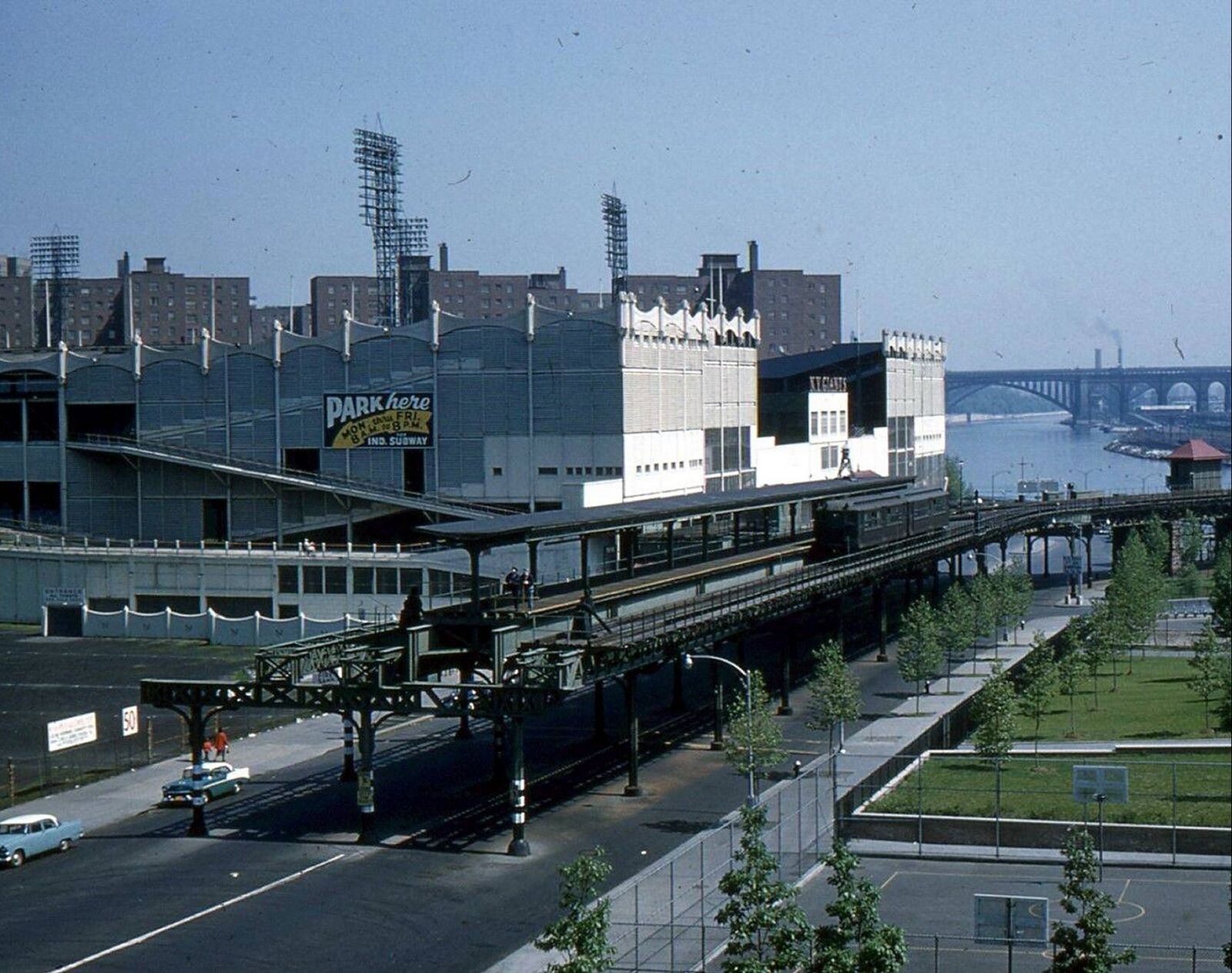 1956 POLO GROUNDS Home of the New York Giants PHOTO  (170-p)