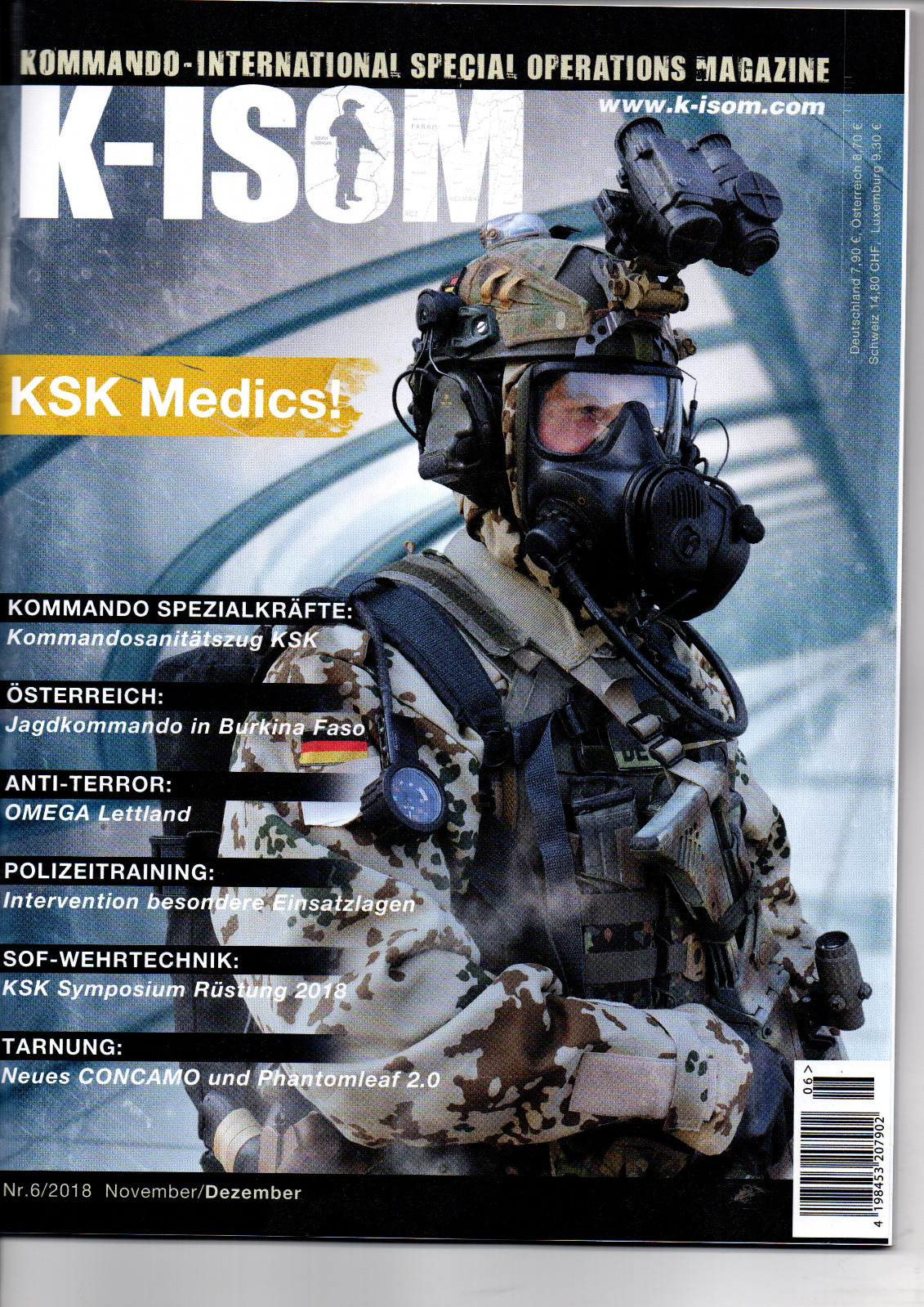 K-ISOM 6/2018 Kommando Spezialkräfte KSK Medics Jagdkommando in Burkina Faso NEU