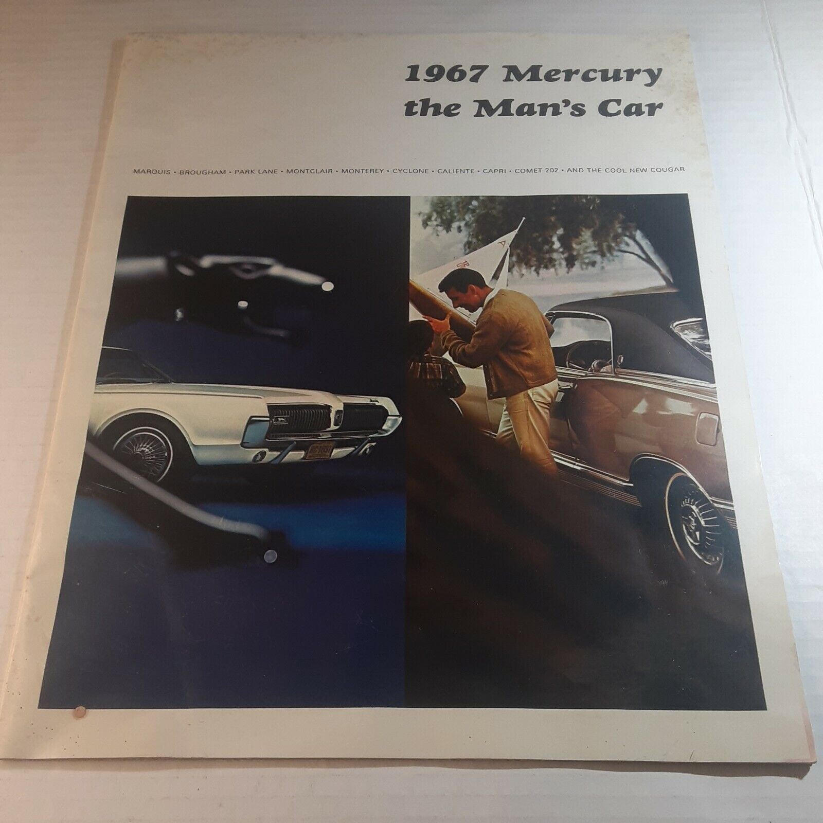  1967 MERCURY THE MANS CAR CAR SALES BROCHURES 13 inch -PA1