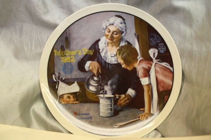 Edwin Knowels Collector Plates qty of 3 Excellent Condition 1980's vintage