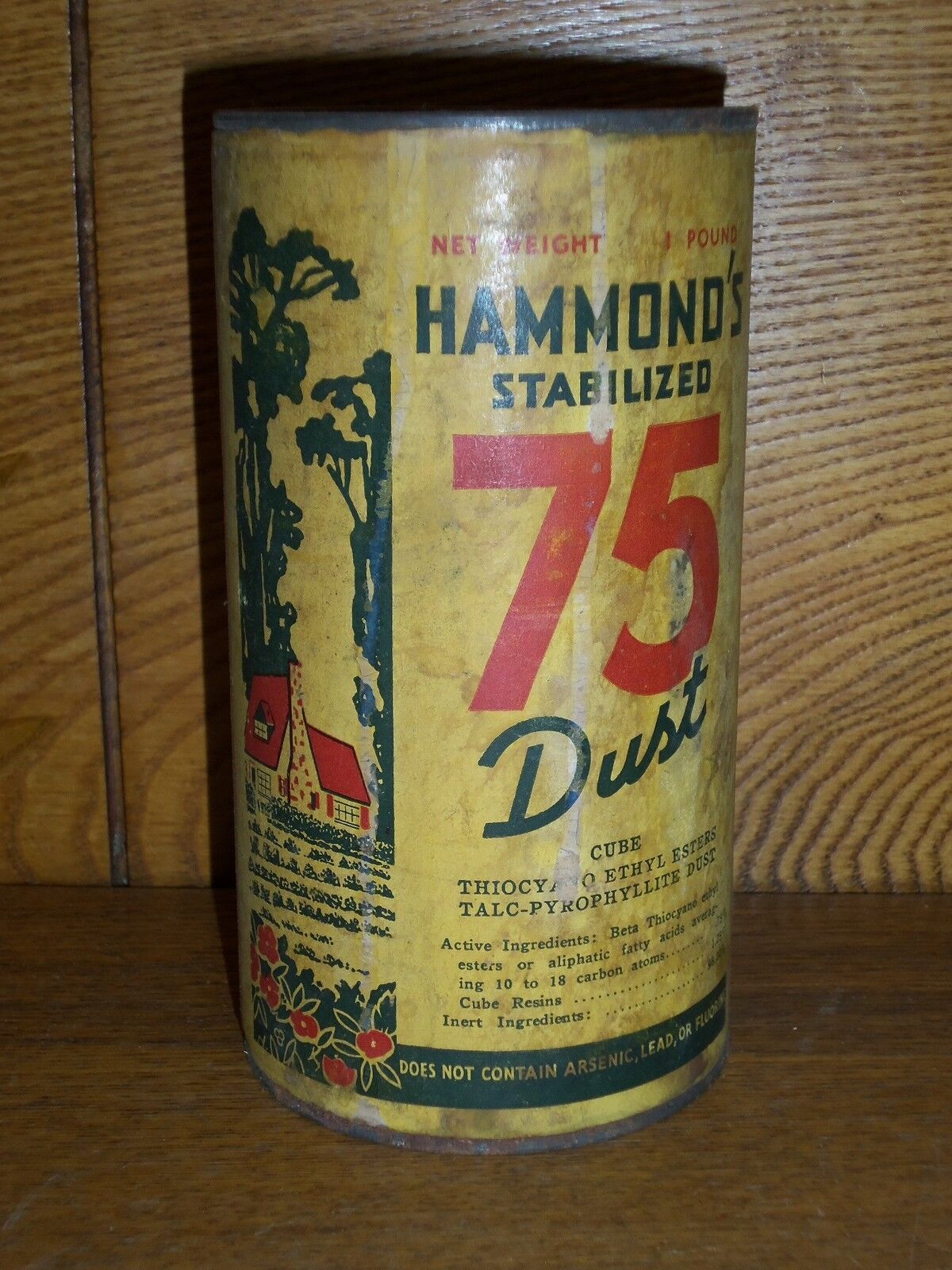 Vintage New Old Stock - Hammond's Stabilized 75 Dust - Hammond Beacon NY