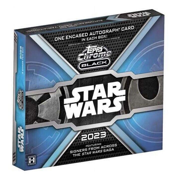 Star Wars 2023 Galaxy 2023 Topps Chrome Black Trading Card & Autograph