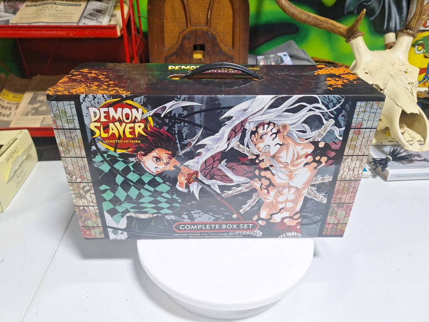 100% Complete Demon Slayer Box Set Volumes 1-23 Manga With Poster & Special Book