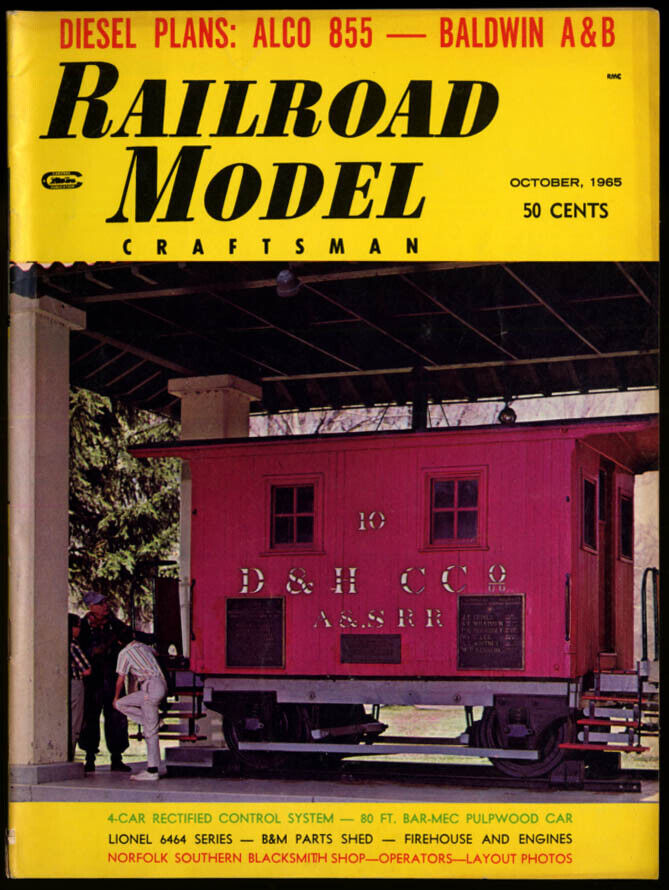 RAILROAD MODEL CRAFTSMAN 10 1965 Bar-Mec Pulpwood Car Lionel 6464 series