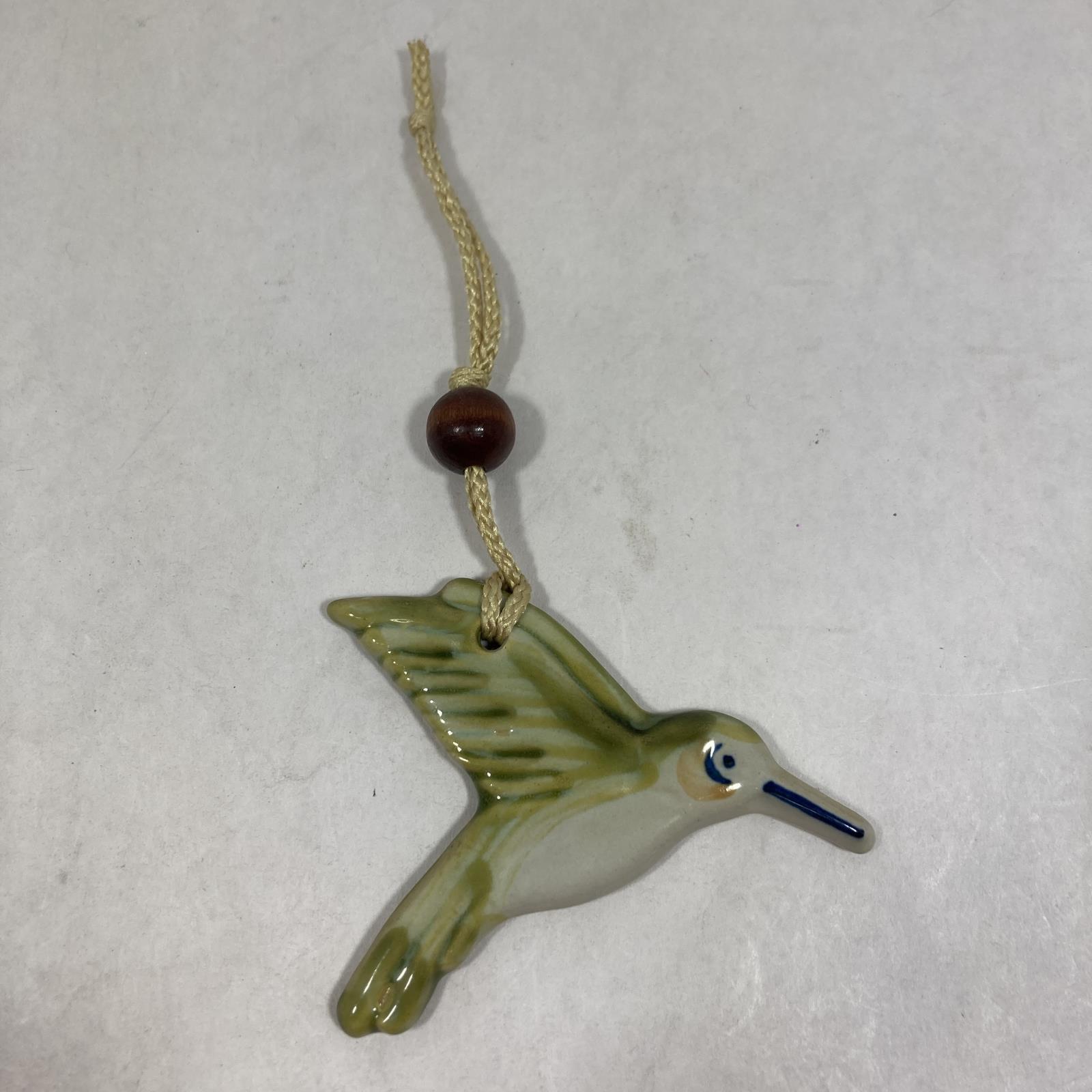 Louisville Stoneware Hummingbird Ornament