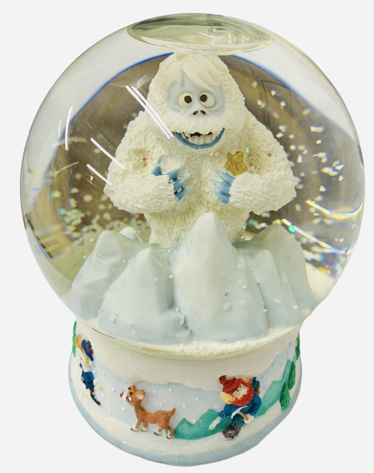 Enesco Rudolph And The Island Of The Misfit Toys Bumble Snowglobe -EXCELLENT