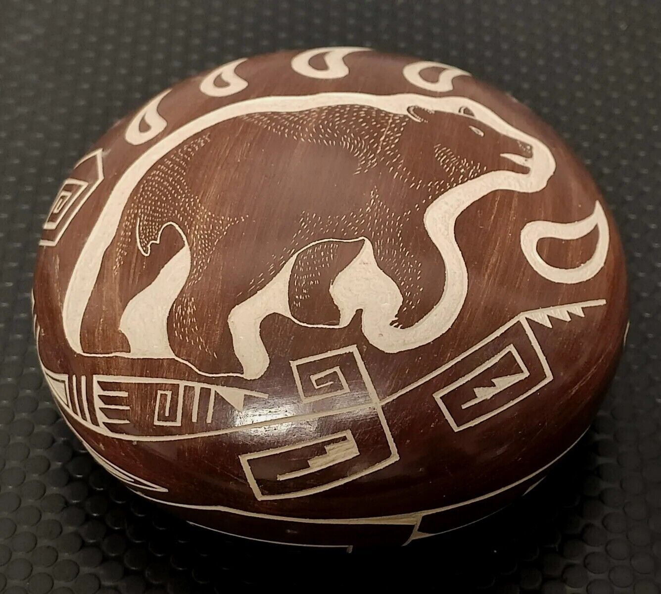Native American Hopi Bear Pottery Signed Claw Nampeyo 4\