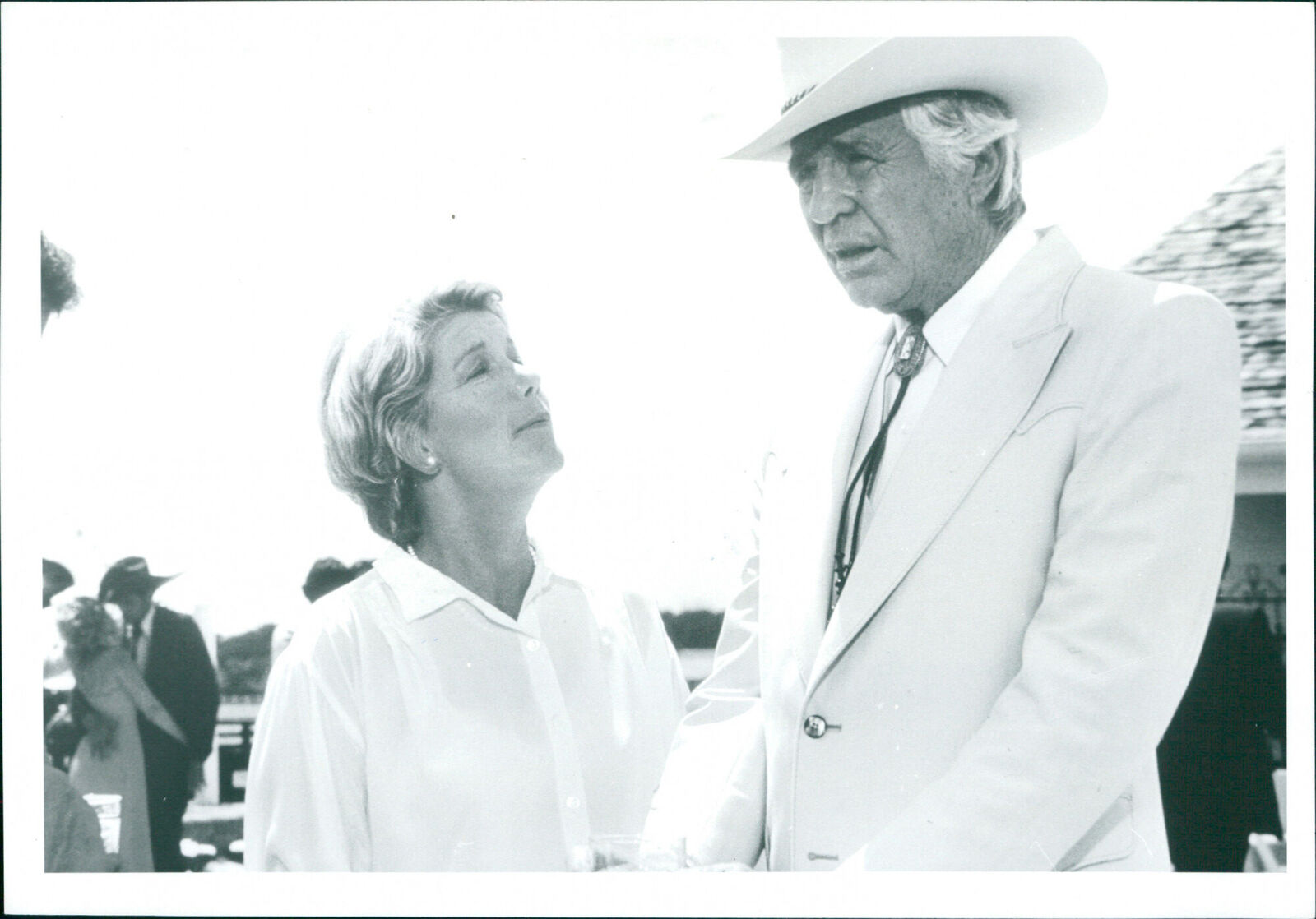 Barbara Bel Geddes and Jim Davis in Dallas - Vintage Photograph 2877808