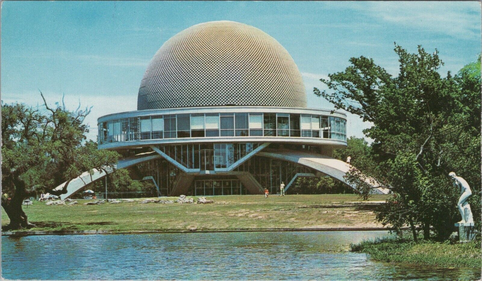 Buenos Aires The Planetarium Beautiful Dome Chrome Vintage Post Card