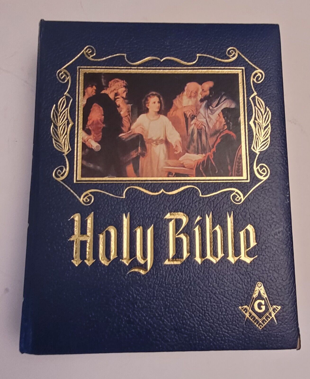 Master Reference Edition Unused Masonic Bible Heirloom Red Letter 1988 