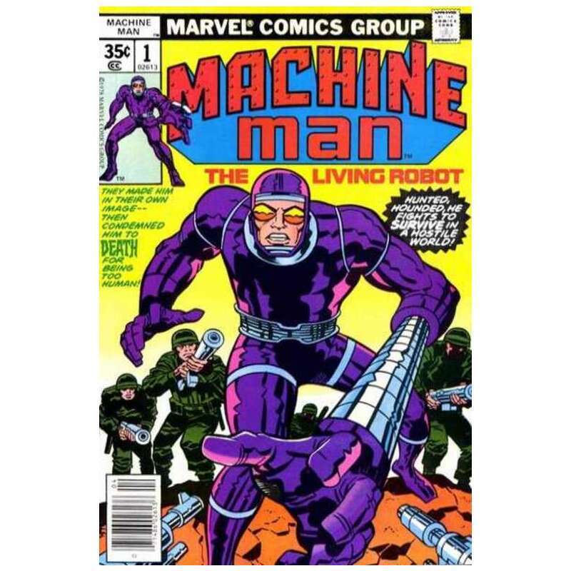 Machine Man (1978 series) #1 in Very Fine minus condition. Marvel comics [f@