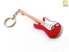 Guitar Keychain Dire Straits Mark Knopfler Wood Metal Small Gift For Guitarist picture