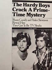 Vintage Article Hardy Boys Shaun Cassidy and Parker Stevenson picture