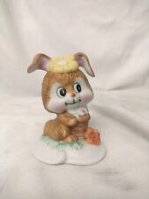 Vintage Porcelain Spring Rabbit Figurine picture