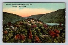 Harpers Ferry WV-West Virginia, Birds Eye View Harpers Ferry, Vintage Postcard picture
