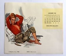 November 1948 Esquire Pinup Girl Picture Calendar Desk Calendar Page Refill picture