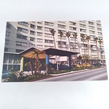 Los Angeles California -Statler Hotel- Valet Parking Wilshire Blvd Postcard 1940 picture