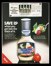 1983 Kraft Philadelphia Brand Dressing Circular Coupon Advertisement picture