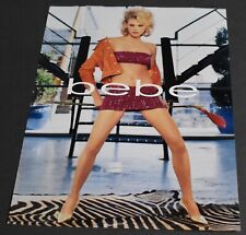 2000 Print Ad Clothing Fashion Style Art Heels Blonde Pinup Sexy Long Legs Bebe picture