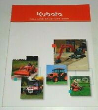 Kubota 2005 Full Line Sales Brochure Manual Tractor Excavator UTV Lawn Tractor picture
