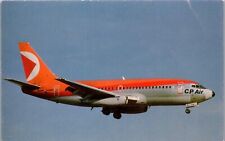 Vintage Airplane Aviation Postcard C.P. Air Boeing 737-217  C-GCPY Grand Prairie picture