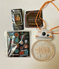Lot Of 3 Disney Star Wars: Rival Run Half Marathon, BB-8 light up & pin NWT picture