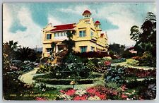 Los Angeles, California CA - Colorful Los Angeles Home - Vintage Postcard picture