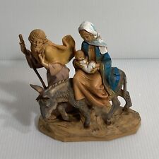Vintage 1986 Fontanini Italy Figurine~ Flight Into Egypt #360~ Holy Family 55035 picture