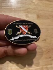 Commander Challenge Coin 1st Battalion 7th FA Fort Riley Kansas Army WAR OIF OEF picture
