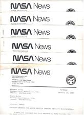 SPACE (1987) NASA PRESS RELEASES (8)  SHUTTLE - ETC picture