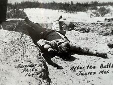 Vintage Historical Photograph “After The Battle Juarez Mexico” 1911 picture