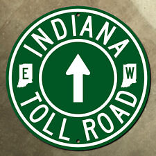 Indiana Toll Road highway marker road sign route shield 1956 arrow 12x12 picture