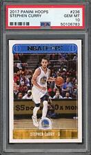 Stephen Curry 2017 Panini Hoops Basketball Card #236 Graded PSA 10 picture