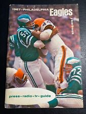 1967 Philadelphia Eagles Yearbook Press Radio TV Guide NFL Football picture