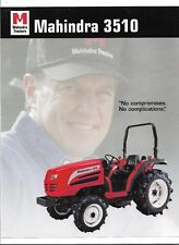 Original OE OEM Mahindra 3510 Tractor Sales Brochure Spec Specifications Sheet picture