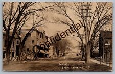 Real Photo Main Street Storefronts At Spencerport NY New York RP RPPC H427 picture