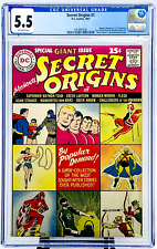 Secret Origins Special Giant Issue #1 CGC 5.5 1961 DC JUST GRADED CLEAR CASE picture