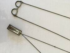 2 VTG Pendants Glasses & Little Lady Hohner Miniature Harmonica w/ Necklaces picture