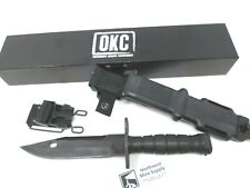Genuine USGI Army Issue M9 Bayonet w/ Sheath, Ontario Knife Co. OKC *NEW* Black picture