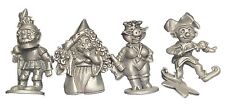 Hudson Fine Pewter Little World Kingdom Lot 4 Figurines 1984 Witch Knight Jester picture