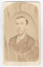 Lancaster PA~Gill's City Gallery~Young Man~Embossed~CDV c1875 Carte de Visite picture